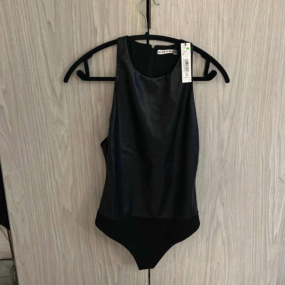 Alice+olivia black body suit